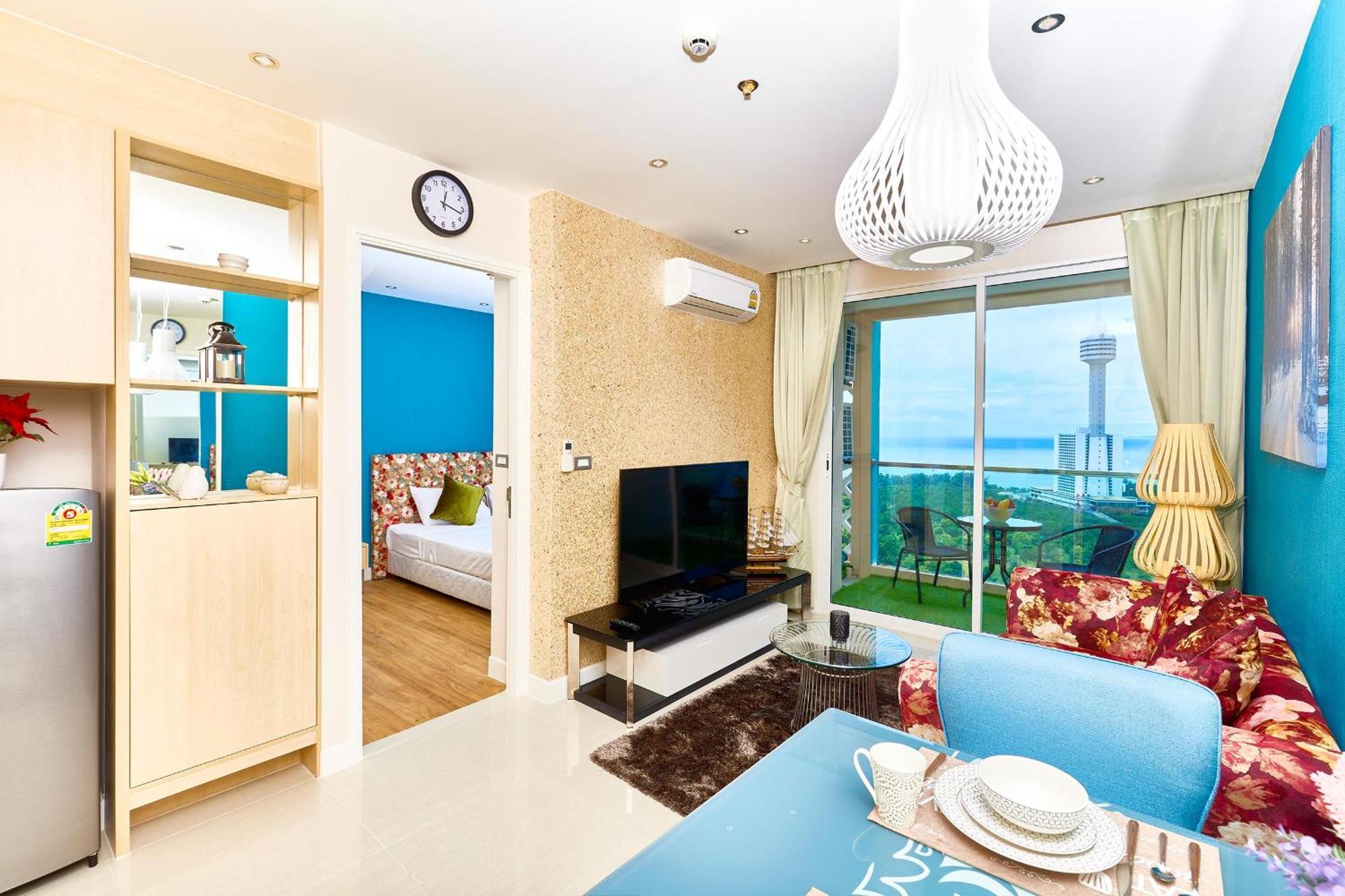 Grande Carribean - Seaview - Jomtien -Free Taxi From The Airport Apartment Pattaya Bagian luar foto